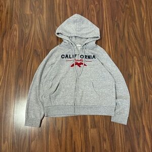 Reflex Heather Gray Zip-Up Hoodie